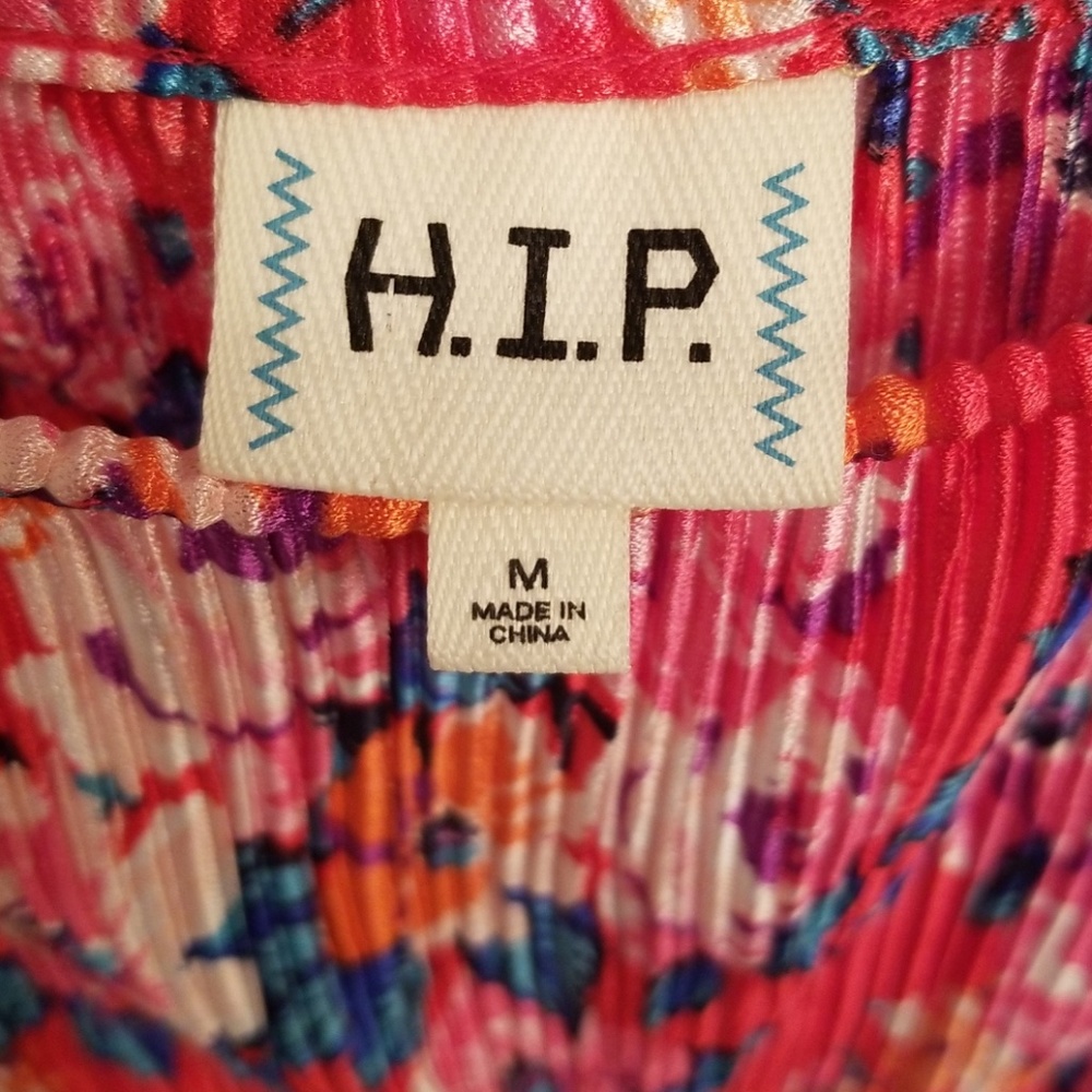 H.I.P. Cold-Shoulder Floral Print Sleeveless Top M - Picture 2 of 7